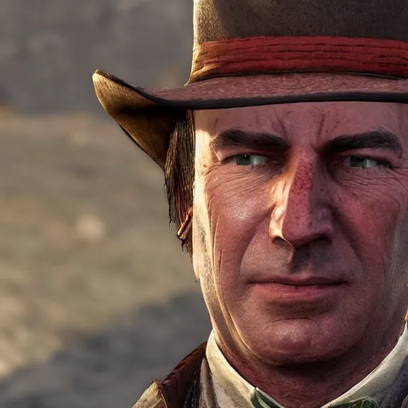 Image similar to screenshot of saul goodman in red dead redemption