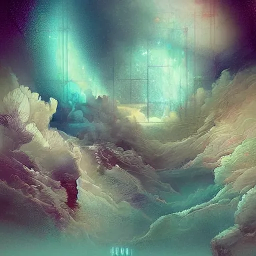 Image similar to we live in the future and it is good. grainy and rough. soft colour scheme. beautiful artistic detailed digital art by lurid. ( 2 0 2 2 )