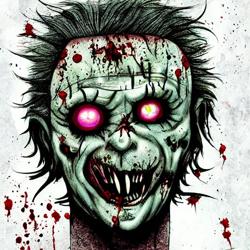 Image similar to zombie by ito junji