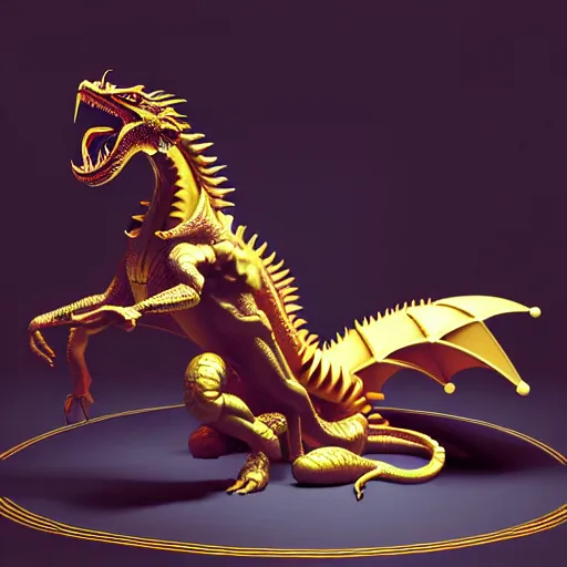 Prompt: hyperrealism aesthetic in araki nobuyoshi and caravaggio style computer simulation of parallel universe dramatic scene with detailed dragon wearing retrofuturistic sci - fi neural interface designed by josan gonzalez. hyperrealism photo on pentax 6 7, by giorgio de chirico volumetric natural light rendered in blender
