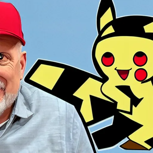 Image similar to Jim Cramer as a Pokemon
