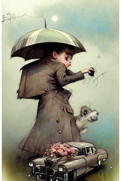 Image similar to (((((1950s drivein . muted colors.))))) by Jean-Baptiste Monge !!!!!!!!!!!!!!!!!!!!!!!!!!!