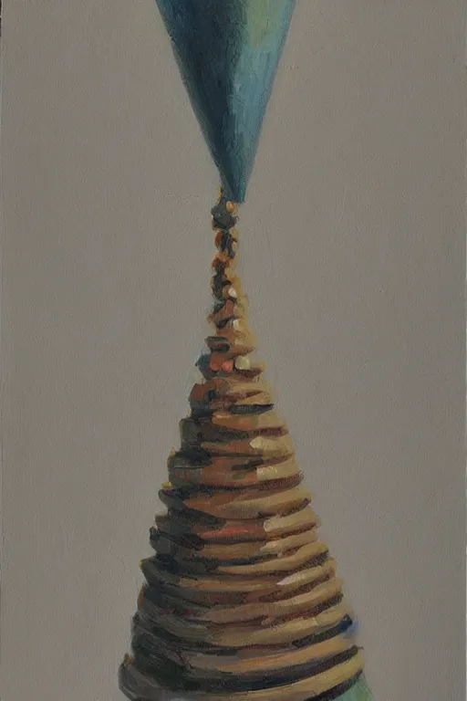 Image similar to artwork of cherenkov cone