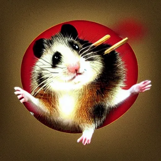 Image similar to realistic kung-fu hamster