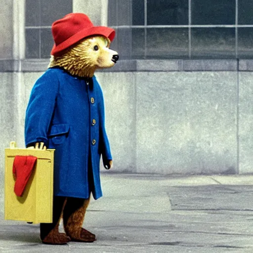 Image similar to Paddington Bear at the capitol riots