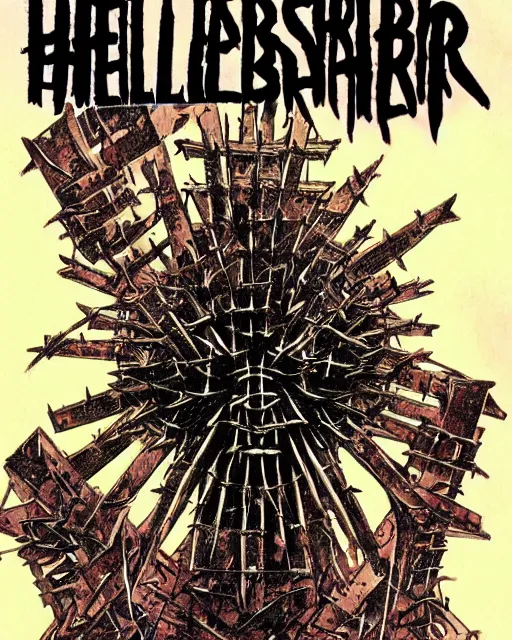 Prompt: Hellraiser by Masamune Shirow