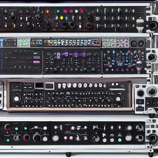 Image similar to eurorack modular synthesizer