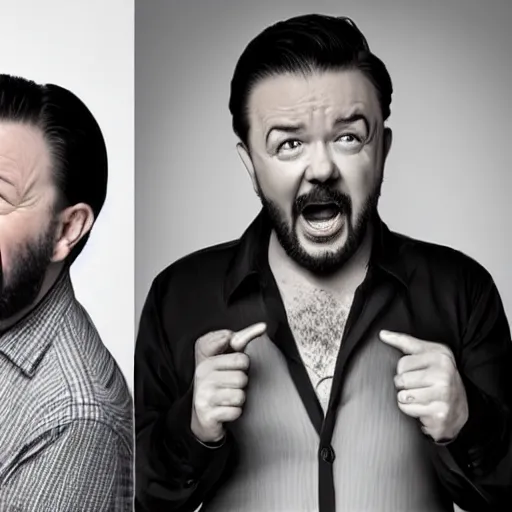 Image similar to tom cruz as ricky gervais