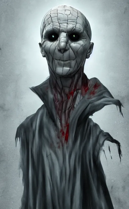 Prompt: voldemort as a dead by daylight killer, digital art concept