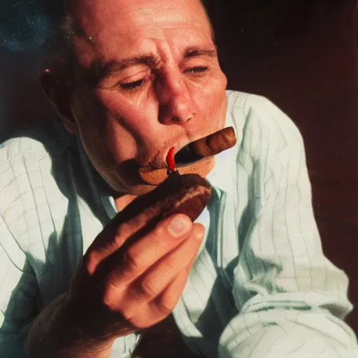 Image similar to photo of bingus smoking a cigar