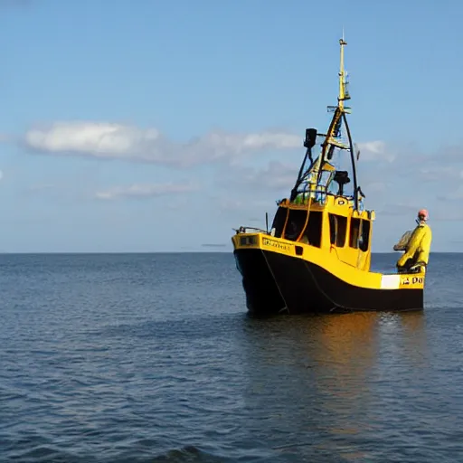 Image similar to scallop dredging