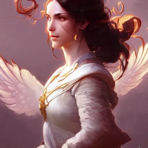 Image similar to phoenix, D&D, fantasy, intricate, elegant, highly detailed, digital painting, artstation, concept art, smooth, sharp focus, illustration, art by artgerm and greg rutkowski and alphonse mucha