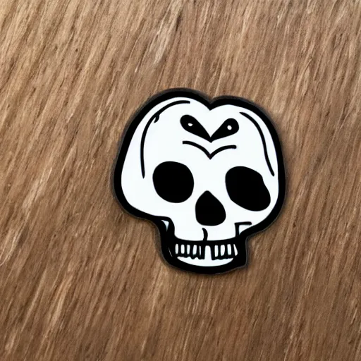 Image similar to cute skull sticker