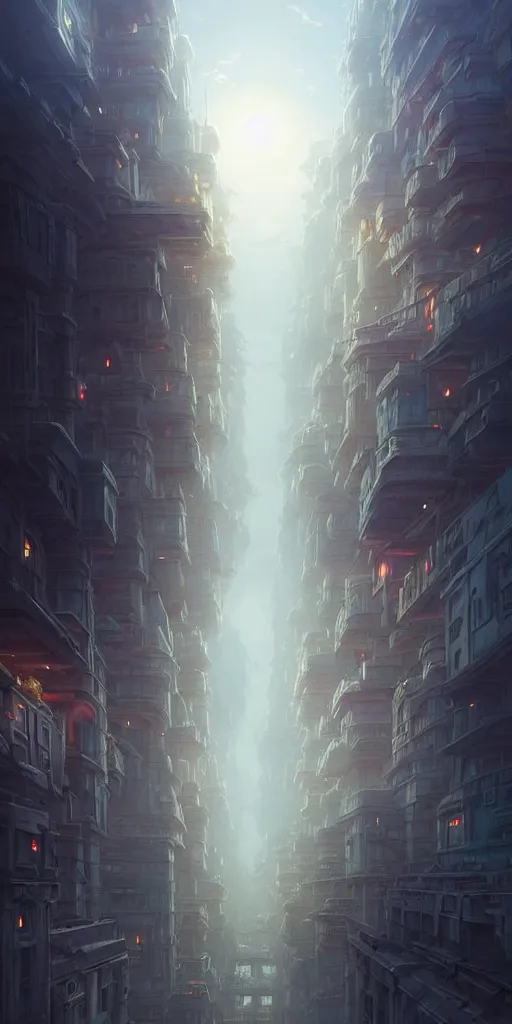 Image similar to a city built on a giant ☁, unreal engine, fantasy art by greg rutkowski, loish, rhads, ferdinand knab, makoto shinkai and lois van baarle, ilya kuvshinov, rossdraws, tom bagshaw, global illumination, soft light, detailed and intricate environment