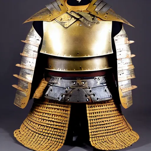 Image similar to samurai armor worn by mikael akerfeldt