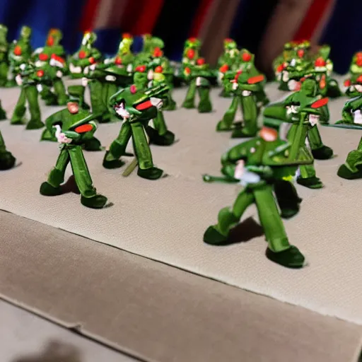 Image similar to toy soldiers