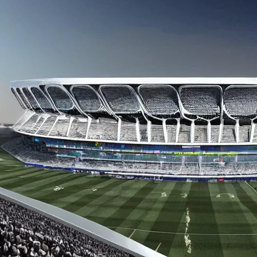 Image similar to real Madrid new stadium,