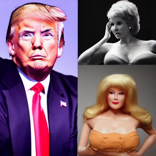 Prompt: “ Donald trump as a fembot”