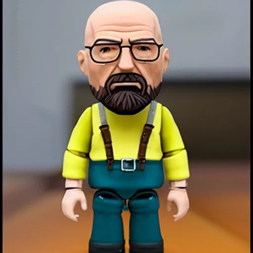 Prompt: walter white as a nendroid figurine