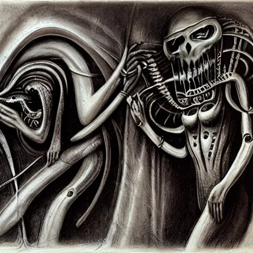 Image similar to giger