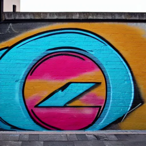 Image similar to graffiti of deviantart logo on a wall in berlin photo