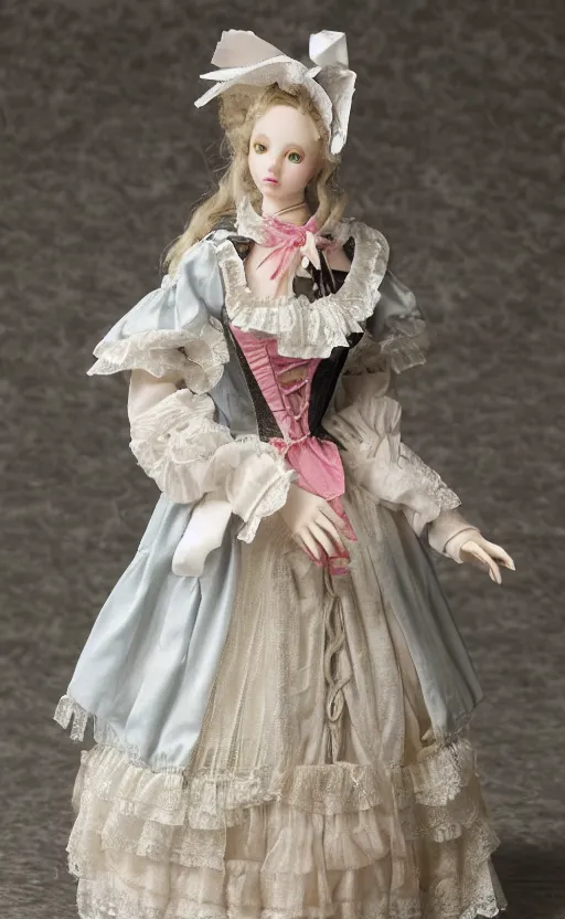 Image similar to dollfie in victorian dress