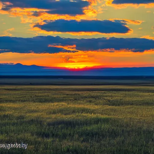 Image similar to alberta prairie at sunset