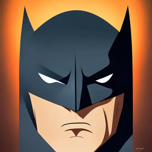 Image similar to face icon stylized minimalist batman : the animated series, loftis, cory behance hd by jesper ejsing, by rhads, makoto shinkai and lois van baarle, ilya kuvshinov, rossdraws global illumination