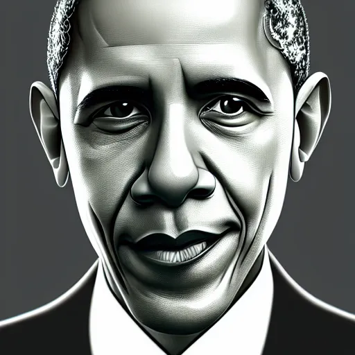 Image similar to barack obama is fused into broccoli, hyperdetailed, artstation, cgsociety, 8 k