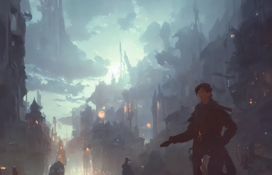 Image similar to greg manchess concept art of a the loopring dimension, key visual, ambient lighting, highly detailed, digital painting, artstation, concept art, sharp focus, by makoto shinkai and akihiko yoshida and hidari and wlop and greg rutkowski