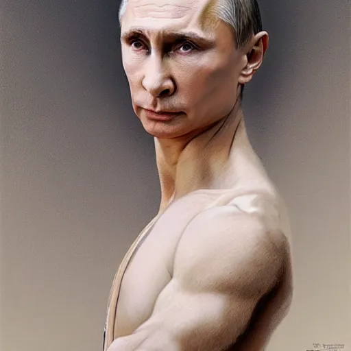 Prompt: vladimir putin in a ballerina outift, prima ballerina vladimir putin, stuning 3 d render, masterpiece, aura, dark, by donato giancola and greg rutkowski and wayne barlow and zdzisław beksinski, realistic face