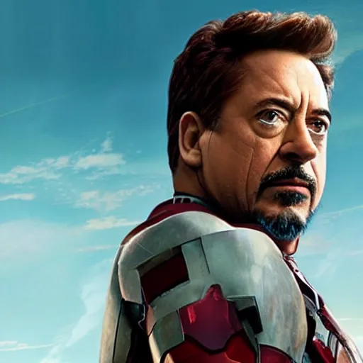 Image similar to a film from the film iron man, starring john goodman as tony stark