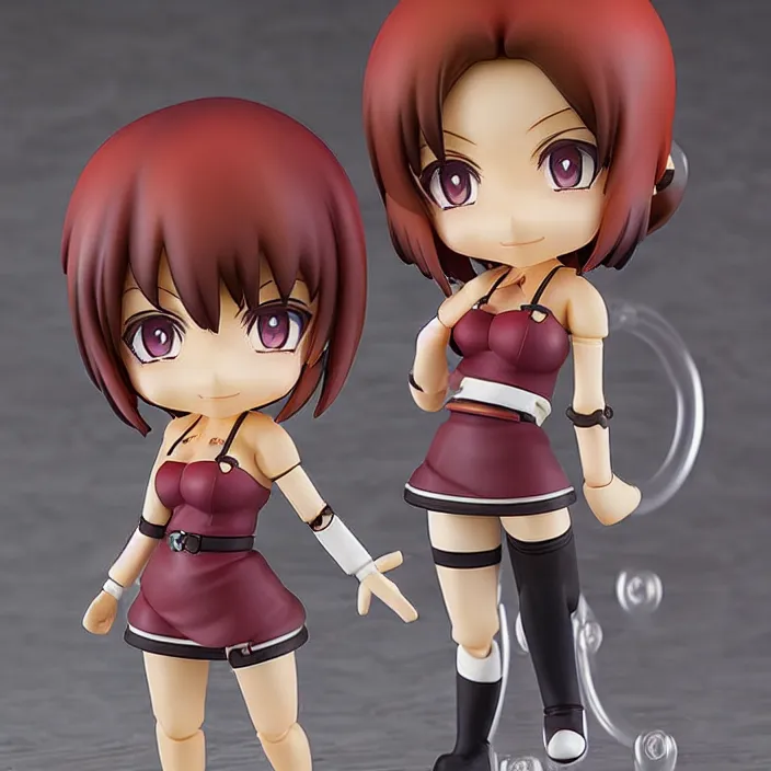 Image similar to faye valentine, an anime nendoroid of faye valentine, figurine, detailed product photo