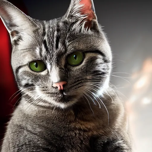 Prompt: an amazing award winning photo of a cat as knight templar, very detailed and sharp, 4k hdr, cinematic