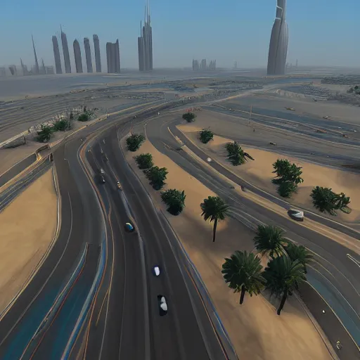 Image similar to gta : dubai by asher duran