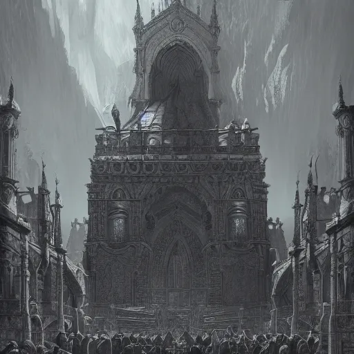 Image similar to coronation of medieval king, Dynamic lighting, cinematic, establishing shot, extremely high detail, foto realistic, cinematic lighting, pen and ink, intricate line drawings, post processed, concept art, artstation, matte painting, style by Raphael Lacoste, Eddie Mendoza