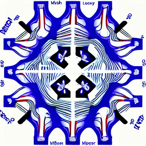 Prompt: layout of my neural networks