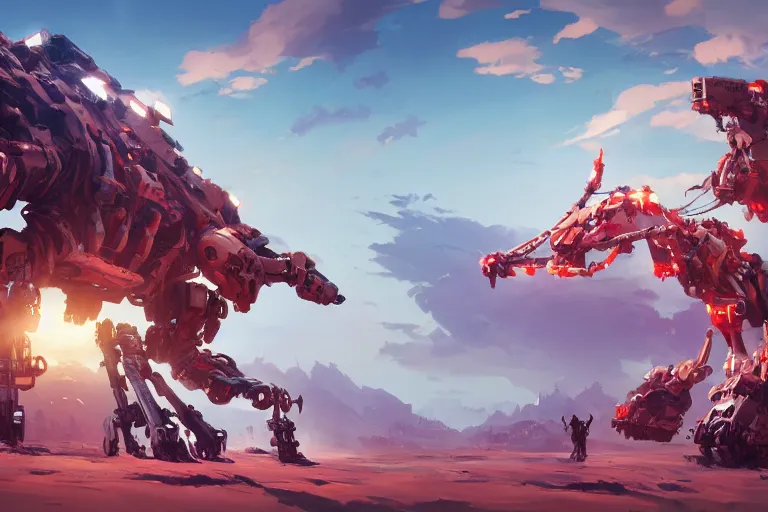 Image similar to sawtooth machine mecha animal beast robot of horizon forbidden west horizon zero dawn bioluminiscence, behance hd by jesper ejsing, by rhads, makoto shinkai and lois van baarle, ilya kuvshinov, rossdraws global illumination