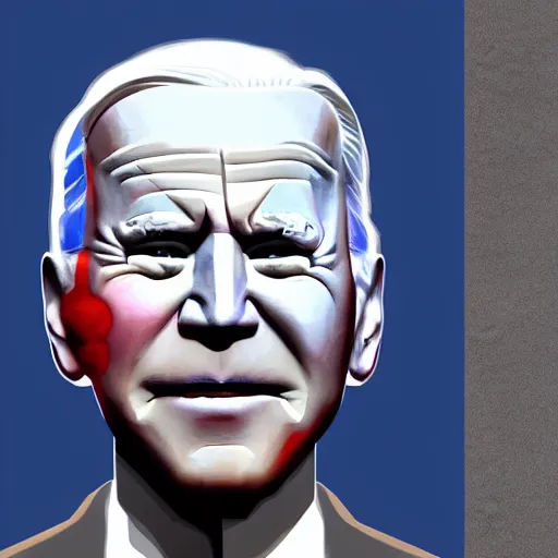 Image similar to creepypasta joe biden, hyperrealistic, claymation, volumetric lighting, 3 5 mm film still, concept art