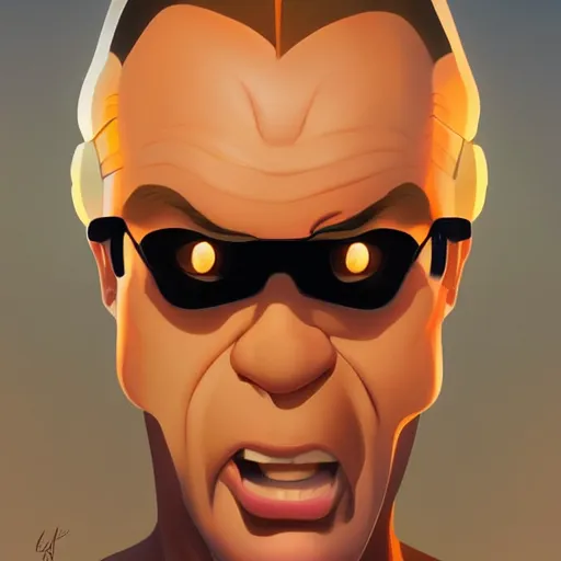 Image similar to face icon stylized minimalist goldfinger, loftis, cory behance hd by jesper ejsing, by rhads, makoto shinkai and lois van baarle, ilya kuvshinov, rossdraws global illumination