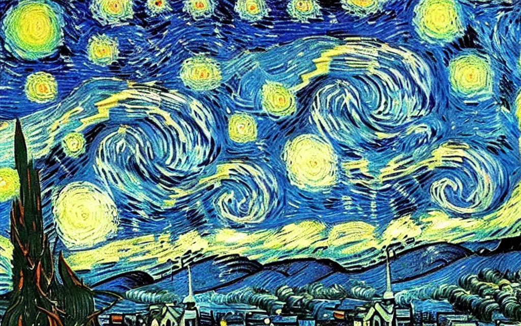 Image similar to a sending down from him who created the earth and the lofty heavens, overdetailed art, by van gogh, magic