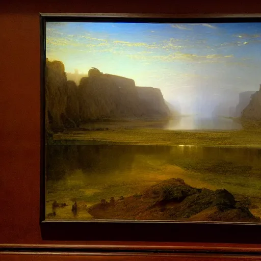 Prompt: hyperrealistic detailed artwork by jmw turner, caspar david friedrich, jean pierre ugarte, albert bierstadt, karl heilmayer, roger dean, robert adams 8 k hyper real photo imax rectilinear lens