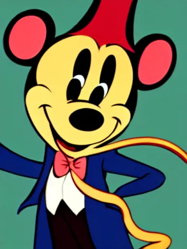 Image similar to an anthropomorphic mouse holding a shotgun, art by walt disney