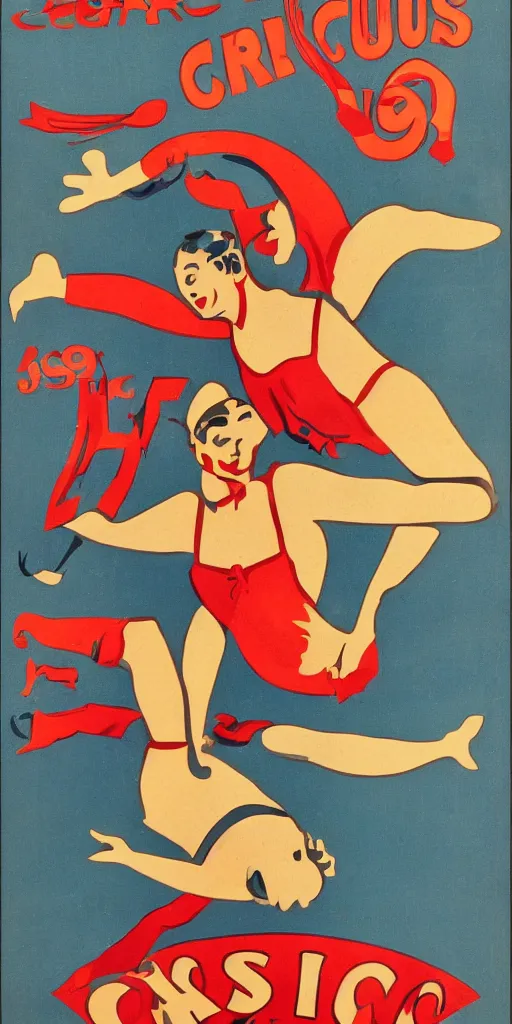 Image similar to 1930s circus poster