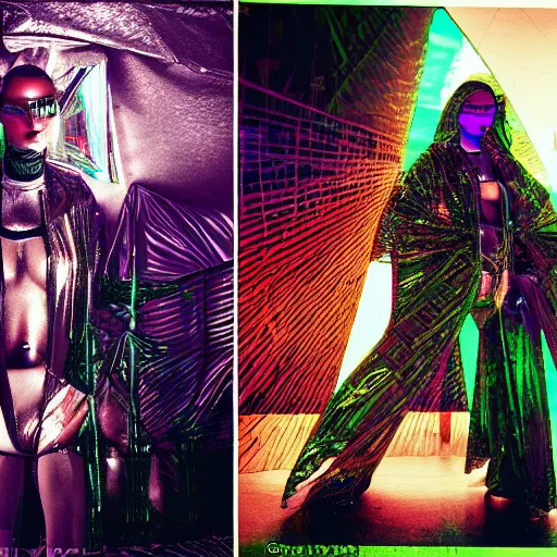 Prompt: warlock architect cyberpunk realism, lust, photo laser realism, style of david lachapelle, 3 5 mm