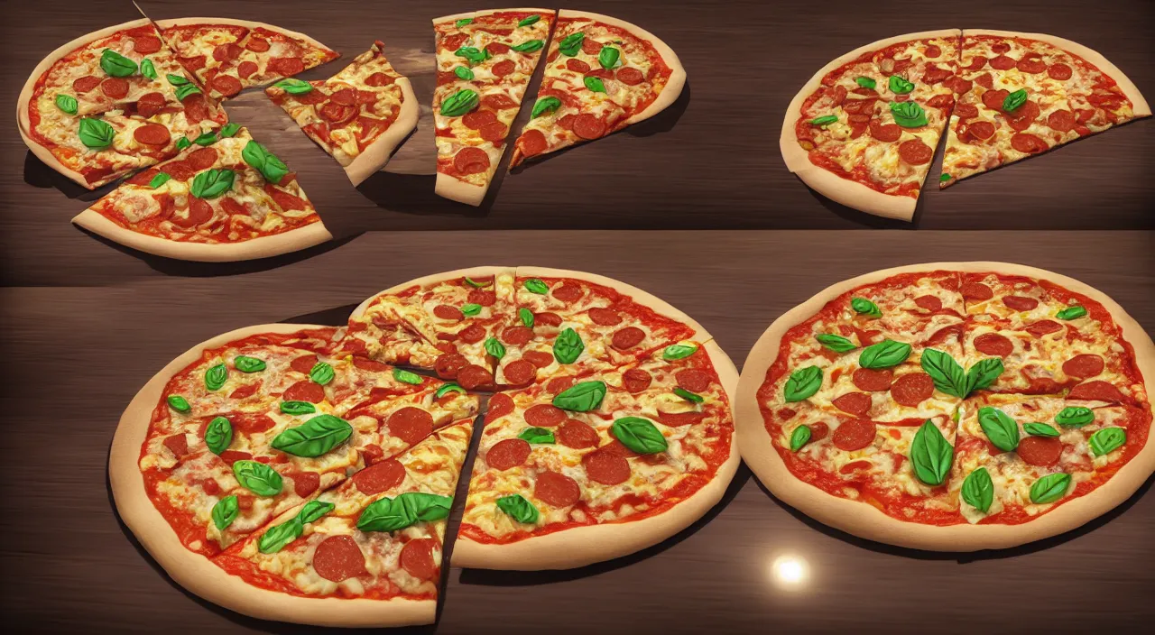 Prompt: a tasty pizza hawaii, ultra realistic, artstation