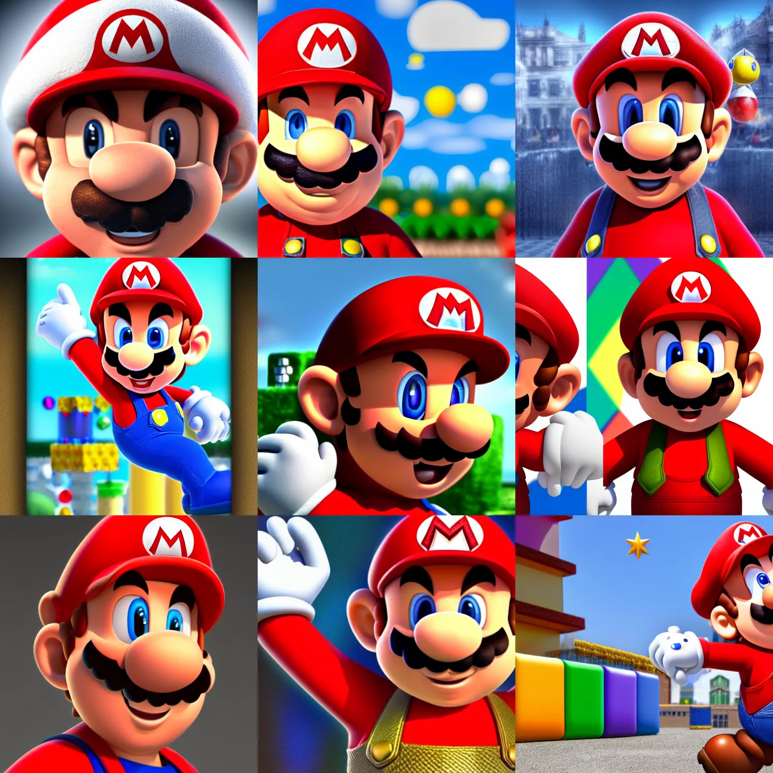 Prompt: stunning award winning hyperrealistic hdr 8 k highly detailed portrait photo of mario from super mario as a real human