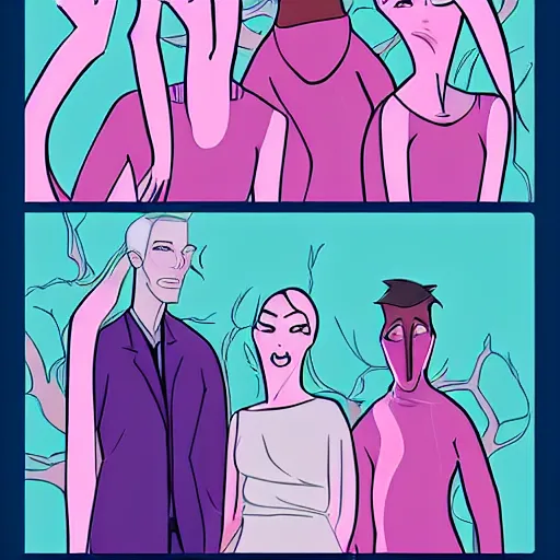 Image similar to lore olympus by rachel smythe webtoon