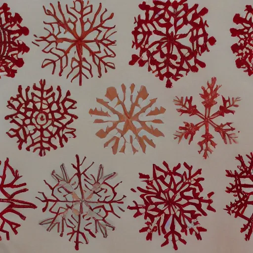 Image similar to ethereal snowflake faces, embroidered in silk. 3840 2160 art