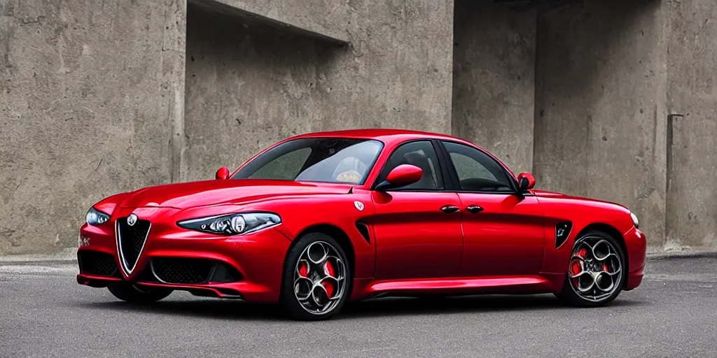 Image similar to “2000s Alfa Romeo Giulia Quadrifoglio”